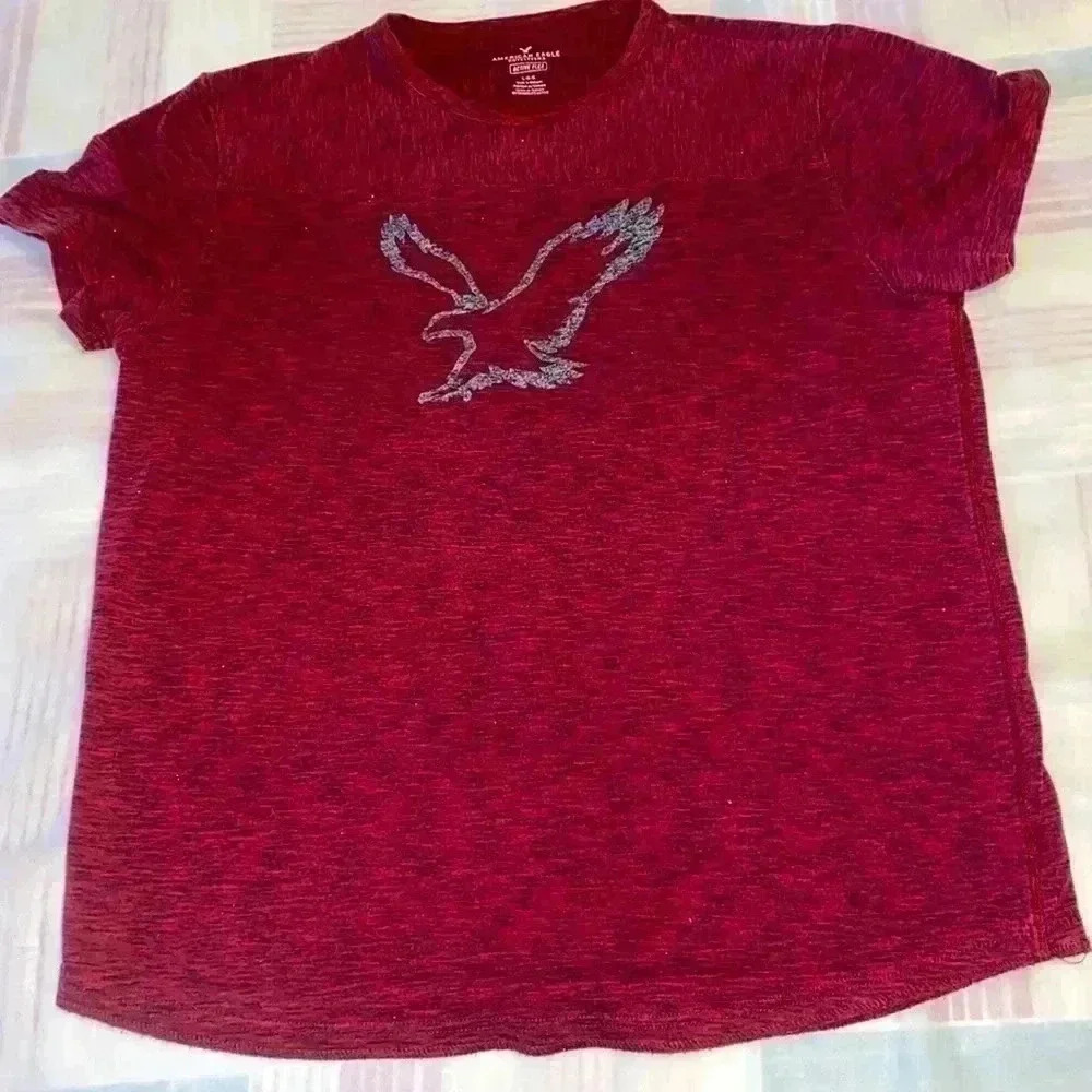 AMERICAN EAGLE 🦅 OUTFITTERS T-SHIRT FOR ACTIVE EXERCISES SIZE L/G, VINTAGE